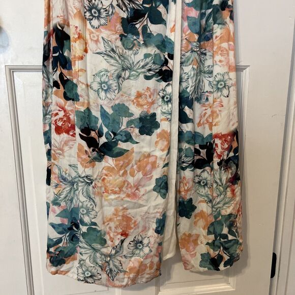 Lovers Friends Revolve Anemone Maxi Dress Medium Floral Off Shoulder Preppy Boho - Picture 3 of 11